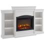 Ameriwood Home Lamont Mantel Fireplace, White,1815096COM