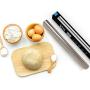 Zulay Professional French Rolling Pin for Baking (16 inch), Top-Grade Stainless Steel, Light Weight, Easy to Roll Design | Metal Rolling Pin & Fondant Rolling Pin for Pie Crust, Cookie, Pizza Dough