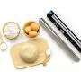Zulay Professional French Rolling Pin for Baking (16 inch), Top-Grade Stainless Steel, Light Weight, Easy to Roll Design | Metal Rolling Pin & Fondant Rolling Pin for Pie Crust, Cookie, Pizza Dough