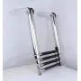 Just marine Telescoping 4 Step Boat Ladder Stainless Steel Folding Swim Drop Ladder for Pontoon Boat Just marine Telescoping 4 Step Boat Ladder Stainless Steel Folding Swim Drop Ladder for Pontoon Boat