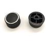 Kerman 2 PC Rear Radio Audio Volume Control Knob Dial Tuner for 07-13 Chevy Tahoe Chevrolet Silverado GMC Acadia Sierra Denali Yukon GM 22912547 Radio Repair Kit Replacement Button.