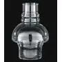 B&P Lamp 3 Inch by 7 Inch Clear Hooded Chimney B&P Lamp 3 Inch by 7 Inch Clear Hooded Chimney