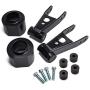 Heavy Metal Suspensions - Fits 1984-2001 Jeep Cherokee XJ (2WD 4WD) 2'' Front Spring Spacers + 2'' Rear Lift Shackles + Differential Drop High Strength Carbon Steel Kit