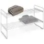 Whitmor 2 Tier Stackable Closet Shelves - Chrome Whitmor 2 Tier Stackable Closet Shelves - Chrome