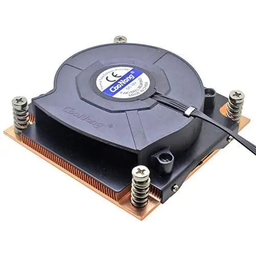 1U Server CPU Cooler 8015 Blower Cooling Fan Copper heatsink for Intel LGA 1150 1151 1155 1156 Industrial Computer Cooling 1U Server CPU Cooler 8015 Blower Cooling Fan Copper heatsink for Intel LGA 1150 1151 1155 1156 Industrial Computer Cooling