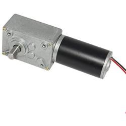 BEMONOC 12v DC Motor 160 RPM Dc Worm Geared Motor with Metal Gear Box for Diy Parts