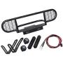 dailymall 1/10 Scale Metal RC Front Bumper with Light for D90 D110 Land Rover Defender, RC Crawler Accessories, Remote Controlled Devices Parts