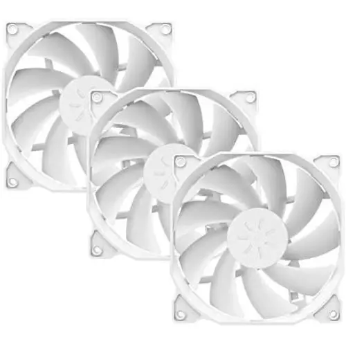 uphere 120mm White Case Fan Long Life for PC Computer Case Cooling 3-Pack(12WT3-3) uphere 120mm White Case Fan Long Life for PC Computer Case Cooling 3-Pack(12WT3-3)
