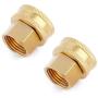 Litorange (2 Pack Industrial Metal Brass Garden Hose Threaded 3/4 to 1/2 NPT Fitting Connect, Green Thumb Quick Swivel Connector Adapter,Double Female Thread Size 3/4'' x 1/2'' NPT Pipe Litorange (2 Pack Industrial Metal Brass Garden Hose Threaded 3/4 to 1/2 NPT Fitting Connect, Green Thumb Quick Swivel Connector Adapter,Double Female Thread Size 3/4'' x 1/2'' NPT Pipe