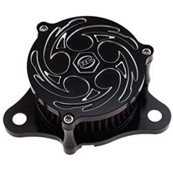 WOOSTAR Motorcycle Air Filter Made of CNC Metal Replacement for Harley Davidson Sportster XL883 XL1200 1988-2015 Air Cleaner