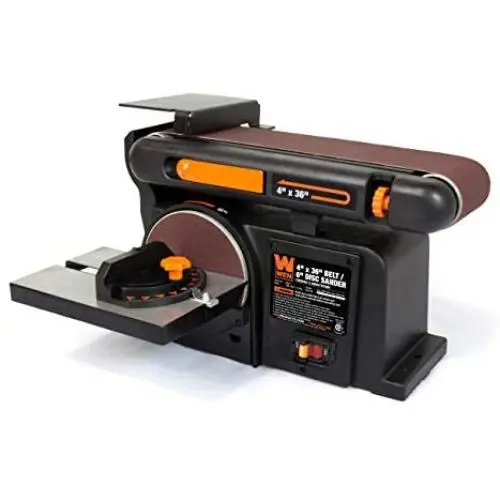WEN 6502T 4.3-Amp 4 x 36 in. Belt and 6 in. Disc Sander with Cast Iron Base WEN 6502T 4.3-Amp 4 x 36 in. Belt and 6 in. Disc Sander with Cast Iron Base