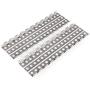 HONG YI-HAT 2pcs Metal Sand Ladder Sand Board Recovery Board Suitable for 1/10 Axial SCX10 TRX4 Defender RC Car Parts Accessories Spare Parts (Color : Silver)