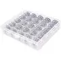 LIGONG 25 Pieces Metal Sewing Machine Bobbins with Storage Case LIGONG 25 Pieces Metal Sewing Machine Bobbins with Storage Case