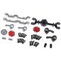LoveinDIY Metal Front Axle Housing Assembly Kit Spare Parts for WPL B14/B24/B16/B36/C14/C24/C34 RC Car Accessories