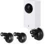 Wasserstein Adjustable Metal Mount with Universal Screw Compatible with Wyze Cam Pan - Extra Flexibility for Your Wyze Cam Pan (2-Pack, White) Wasserstein Adjustable Metal Mount with Universal Screw Compatible with Wyze Cam Pan - Extra Flexibility for Your Wyze Cam Pan (2-Pack, White)