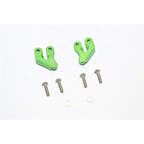 Axial SMT10 Grave Digger (AX90055) & MAX-D (AX90057) Upgrade Parts Aluminum Rear Supporting Mount - 2Pcs Set Green