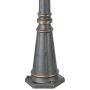 Hepworth Traditional Outdoor Light Post and Cap Base Veranda Bronze 76 3/4'' for Post Exterior House Garden Yard Porch Deck Walkway - John Timberland