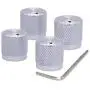 Taiss/ 4pcs Silver color Aluminum Rotary Electronic Control Potentiometer Knob For 6 mm Diameter Shaft, Volume Control Knob, Audio knob, Guitar Knob,Switch Knob, 17mm dia. x 17mm height Taiss/ 4pcs Silver color Aluminum Rotary Electronic Control Potentiometer Knob For 6 mm Diameter Shaft, Volume Control Knob, Audio knob, Guitar Knob,Switch Knob, 17mm dia. x 17mm height