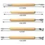HTTMT- 11Pcs Pottery Tool Set Carving Sculpting Modeling Hobby Ceramics Art Supplies Kit [P/N: ET-TOOL017-SR]