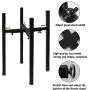 Iron Plant Stand Adjustable 3 Pack, Metal Flower Pot Planter Holder Stand Patio - Adjustable Width 8'' to 15'', Black Anti Rust Iron Plant Stands Indoor Outdoor (Black) Iron Plant Stand Adjustable 3 Pack, Metal Flower Pot Planter Holder Stand Patio - Adjustable Width 8'' to 15'', Black Anti Rust Iron Plant Stands Indoor Outdoor (Black)