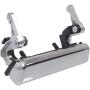 Tailgate Handle compatible with Ford F-150/F-250 92-96/Mazda Pickup 94-10 All Chrome Metal