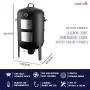 Realcook Charcoal BBQ Smoker Grill - 20 Inch Vertical Smoker for Outdoor Cooking Grilling Realcook Charcoal BBQ Smoker Grill - 20 Inch Vertical Smoker for Outdoor Cooking Grilling