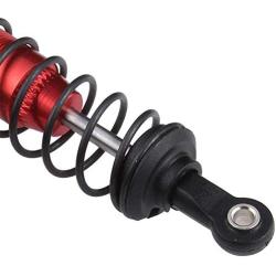 VERBAY Metal Oil Filled Front&Rear Shock Absorber for 1/12 WLtoys 12428 12423 RC Car Crawler Upgrad Part,Red