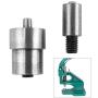 QWORK 1/4 inch Eyelet Buckle Mold, Heavy Duty Metal Grommet Die Mold, Hand Press Machine Setter