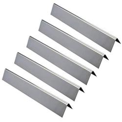 GasSaf L15.3 Flavorizer Bar Replacement for Weber 7636, Spirit 300 310 320 E310 E320 Series,Weber 46510001, 47513101 Gas Grill Front Controls (L15.3 x W2.6X T2.5inch)(5-Pack)
