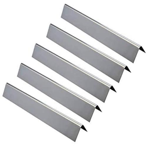 GasSaf L15.3 Flavorizer Bar Replacement for Weber 7636, Spirit 300 310 320 E310 E320 Series,Weber 46510001, 47513101 Gas Grill Front Controls (L15.3 x W2.6X T2.5inch)(5-Pack)