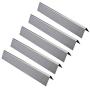 GasSaf L15.3 Flavorizer Bar Replacement for Weber 7636, Spirit 300 310 320 E310 E320 Series,Weber 46510001, 47513101 Gas Grill Front Controls (L15.3 x W2.6X T2.5inch)(5-Pack)