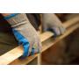 G & F Products - 3100L-DZ-Parent 12 Pairs Large Rubber Latex Double Coated Work Gloves for Construction, gardening gloves, heavy duty Cotton Blend Blue