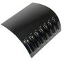 DV8 Offroad | Louvered Hood Cowl Cover | Steel Cover | Black Finish | Compatible for 07-18 Jeep Wrangler JK