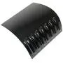 DV8 Offroad | Louvered Hood Cowl Cover | Steel Cover | Black Finish | Compatible for 07-18 Jeep Wrangler JK