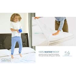 SafeRest Full Size Premium Hypoallergenic Waterproof Mattress Protector - Vinyl Free