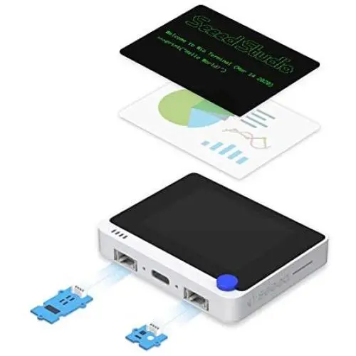 Seeed studio Wio Terminal Board Compatible with Arduino/MicroPython/Raspberry Pi, ATSAMD51 Core with Realtek RTL8720DN Bluetooth 5.0 & Dual Band Wi-Fi, Highly Integrated Design, FCC, CE Certification Seeed studio Wio Terminal Board Compatible with Arduino/MicroPython/Raspberry Pi, ATSAMD51 Core with Realtek RTL8720DN Bluetooth 5.0 & Dual Band Wi-Fi, Highly Integrated Design, FCC, CE Certification