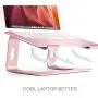 Soundance Laptop Stand, Aluminum Computer Riser, Ergonomic Laptops Elevator for Desk, Metal Holder Compatible with 10 to 15.6 Inches Notebook Computer, Rose Gold Soundance Laptop Stand, Aluminum Computer Riser, Ergonomic Laptops Elevator for Desk, Metal Holder Compatible with 10 to 15.6 Inches Notebook Computer, Rose Gold