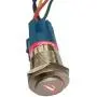 ESUPPORT 12V Car Auto Red LED Light Momentary Speaker Horn Push Button Metal Toggle Switch 19mm Socket Plug ESUPPORT 12V Car Auto Red LED Light Momentary Speaker Horn Push Button Metal Toggle Switch 19mm Socket Plug