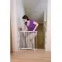 Regalo Extra Tall and Wide 2-in-1 Stairway and Hallway Wall Mounted Baby Gate, Bonus Kit, Includes Banister and Wall Mounting Kit