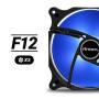 Antec 120mm Case Fan, PC Fans Blue LED, PC Case Computer Case Fan, 4-pin Molex Connector, F12 Series 3 Packs