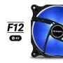 Antec 120mm Case Fan, PC Fans Blue LED, PC Case Computer Case Fan, 4-pin Molex Connector, F12 Series 3 Packs