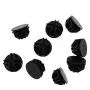 HOWDIA 3.6cm/1.417'' Wire Cube Plastic Connectors for Wire Grid Cube Storage Shelving & Mesh Snap Organizer 50pcs - Black