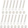 Holidaywoo 15 Pcs Plastic Pool Joint Pins for Intex Above Ground Pool 13-24 (2015 & Before) Metal Frame Pools with Extra 15 pcs Rubber Seals Pool Replacement Parts (2.36in)