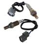 Kwiksen 234-9064 234-4733 Heated 2Pcs Air Fuel Ratio O2 Oxygen Sensor 1 Sensor 2 Upstream Downstream Replacement for Element 2003-2011 2.4L