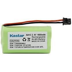 Kastar 5-Pack AAX2 2.4V 1600mAh MSM Plug Ni-MH Rechargeable Battery for Uniden BT1007 BT-904 BBTY0700001 CEZAi2998 DCX150 DECT1500 D1484 Panasonic HHR-P506 Home Handset Telephone (Check Model Down)