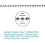 Beaded Pull Chain Extension with Connector for Ceiling Fan or Light (Pack of 2) 10 Feet Beaded Roller Chain with 12 Matching Connectors Each (3.2mm Diameter, Silver & Bronze) Beaded Pull Chain Extension with Connector for Ceiling Fan or Light (Pack of 2) 10 Feet Beaded Roller Chain with 12 Matching Connectors Each (3.2mm Diameter, Silver & Bronze)