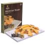 Yellow Mountain Imports Mexican Train Dominoes Accessory Set (Wooden Hub Centerpiece, Metal Train Markers, and Scorepad)