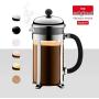 Bodum 1928-16US4 Chambord French Press Coffee Maker, 1 Liter, 34 Ounce, Chrome