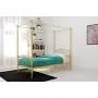 DHP Metal Canopy Bed with Sturdy Bed Frame - Twin Size (Gold) DHP Metal Canopy Bed with Sturdy Bed Frame - Twin Size (Gold)