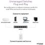 NETGEAR 10-Port Gigabit/10G Ethernet Unmanaged Switch (GS110MX) - with 2 x 10G/Multi-gig, Desktop/Rackmount, and ProSAFE Limited Lifetime Protection